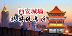 在警花粉嫩里进进出出中国陕西-西安城墙旅游风景区